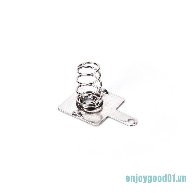 Set 10 cặp lò xo kim loại bạc 14.5mm x 9mm chuyên dụng dành cho pin AA