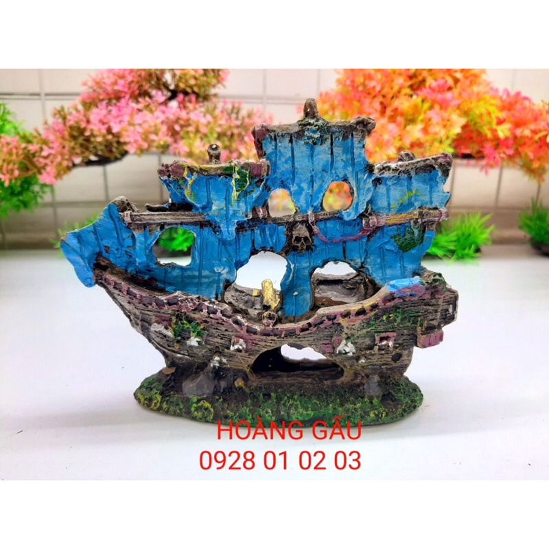 Mô hình Thuyền Buồm - trang trí hồ cá