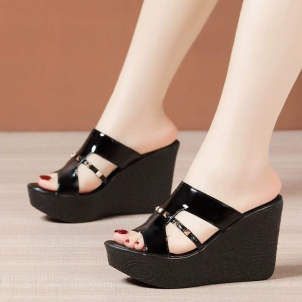 SALE XẢ KHO - DÉP ĐẾ XUỒNG QUAI PHỐI ĐINH TÁN CA0 10 PHÂN ✨✨✨