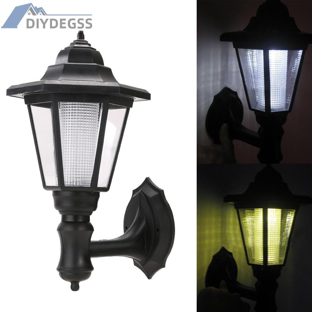 Đèn Led Năng Lượng Mặt Trời Gắn Tường Trang Trí Lối Đi Sân Vườn Diydegs2