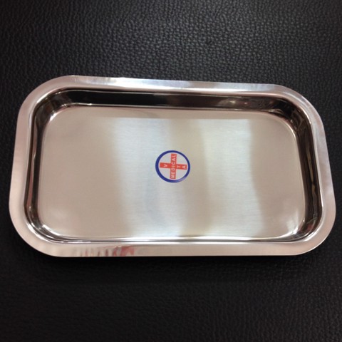 Khay inox y tế hình chữ nhật các size