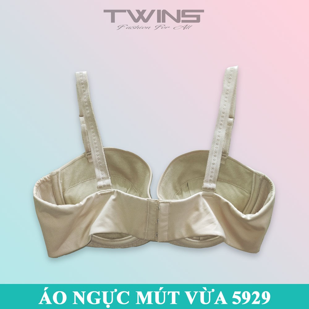 Áo ngực nữ có gọng nâng ngực Pensee 9529 mút vừa màu trơn cúp ngang thoải mái thoáng mát size 34-36-38-40