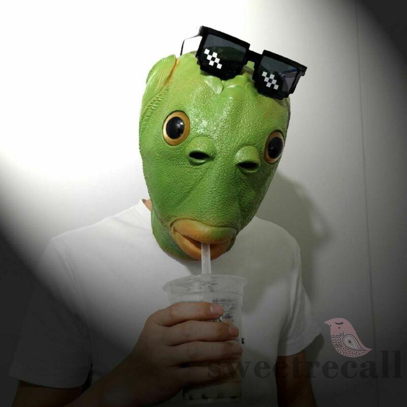 Mặt nạ hình cá xanh Latex ngộ nghĩnh vui nhộn | BigBuy360 - bigbuy360.vn