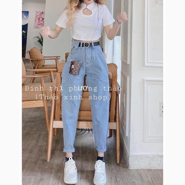 Sale sock quần jean thụng đồng giá 160k