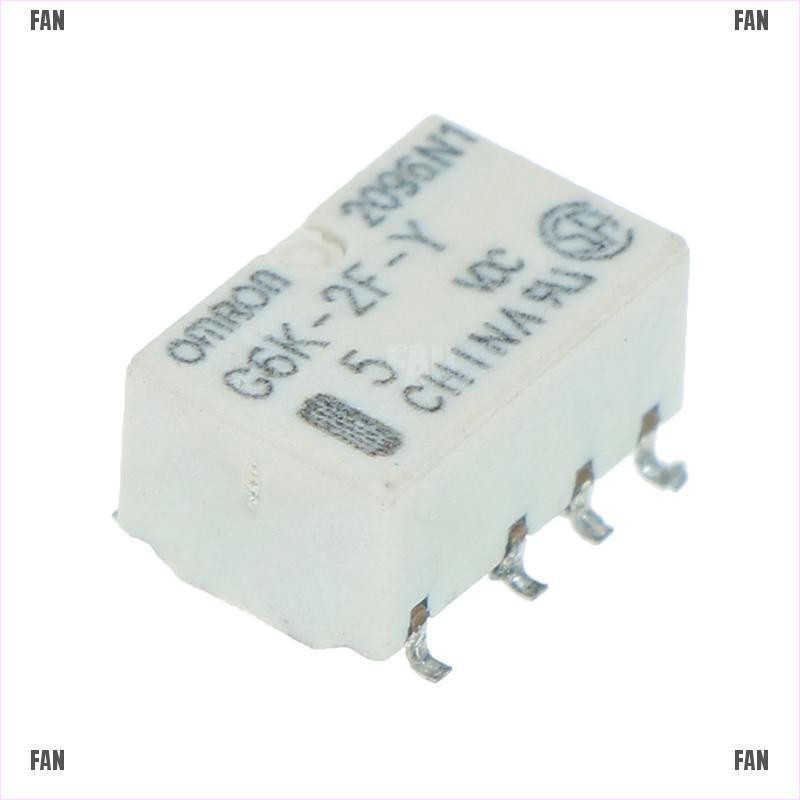 Bộ Rơ Le 5 Le Dc 5v Smd G6K-2F-Y 8pin Chất Lượng Cao