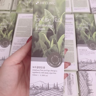 Sữa rửa mặt trà xanh Green Tea 3W Clinic