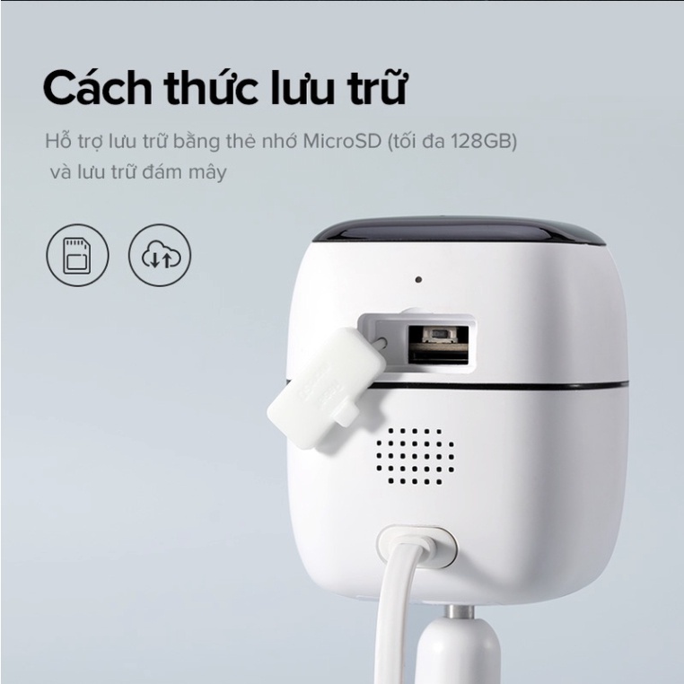 Camera Wifi thông thái ngoài thiên nhiên ACOME APC04 độ sắc nét 1080P/2M, Đàm thoại hai chiều, Chống nước IP65