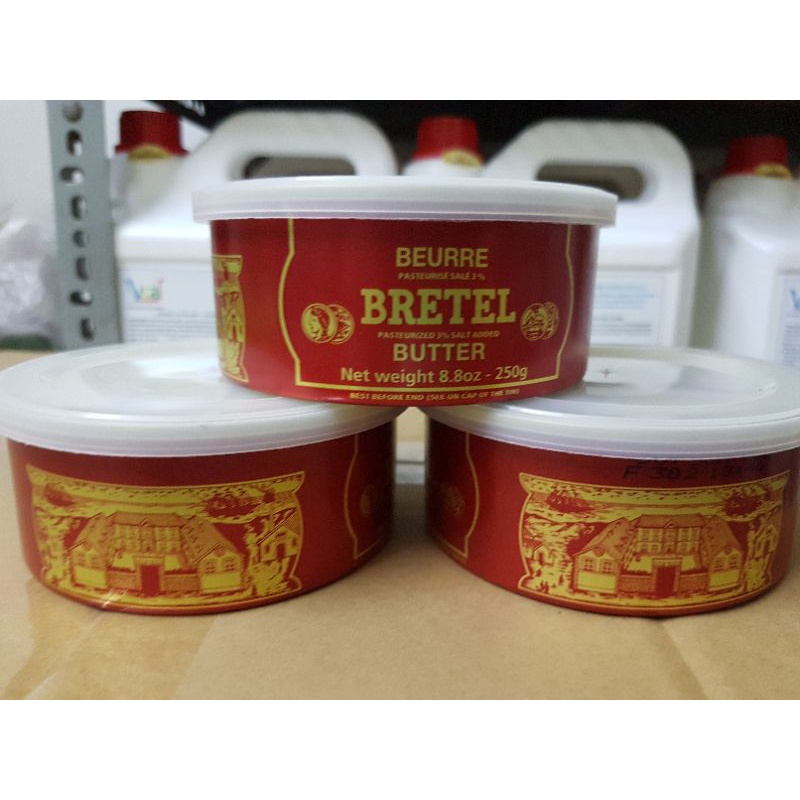 Bơ Bretel pháp 250g - Bơ 2 đồng pháp 250g (HSD đến 12/03/2027)