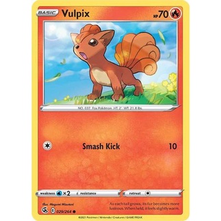 Thẻ Bài Pokemon Vulpix - 29/264 - Common