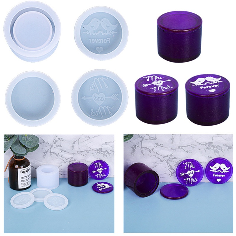 Khuôn Silicone Làm Nhẫn Có Nắp Đậy Tiện Dụng