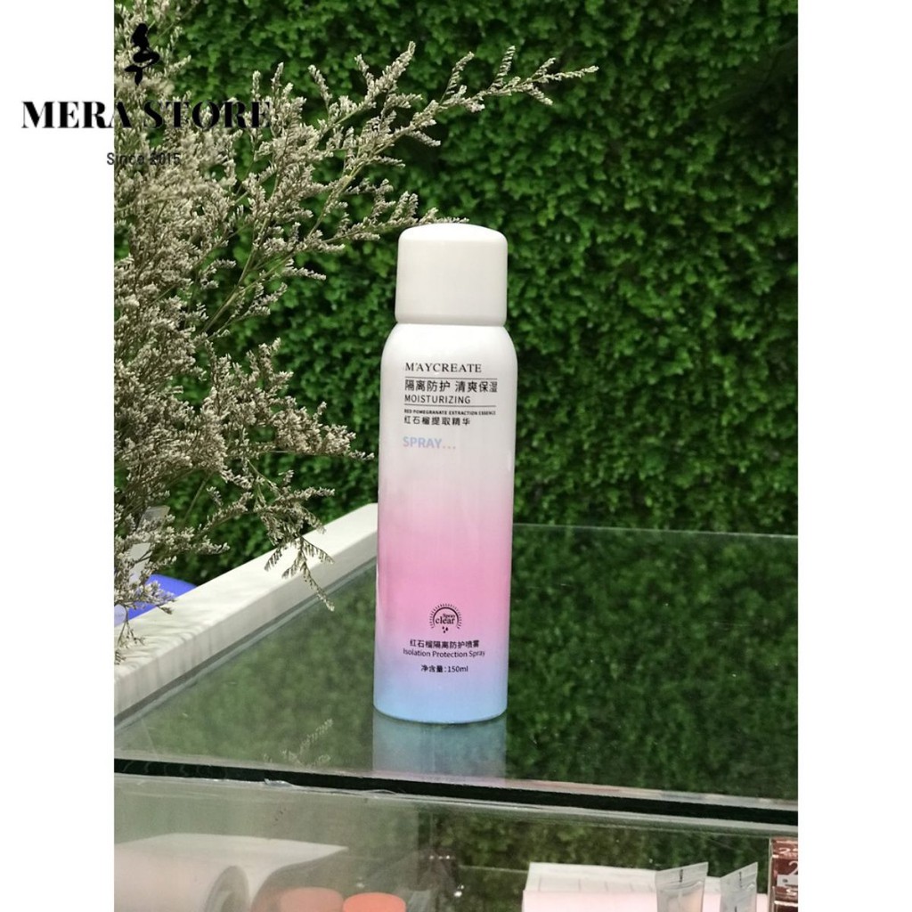 💝 FREESHIP 💝 Xịt Chống Nắng Trắng Da Chính Hãng Maycreate 150ml
