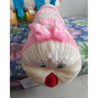 Ôm Sâu Kem Hồng 70cm - Thú Nhồi Bông