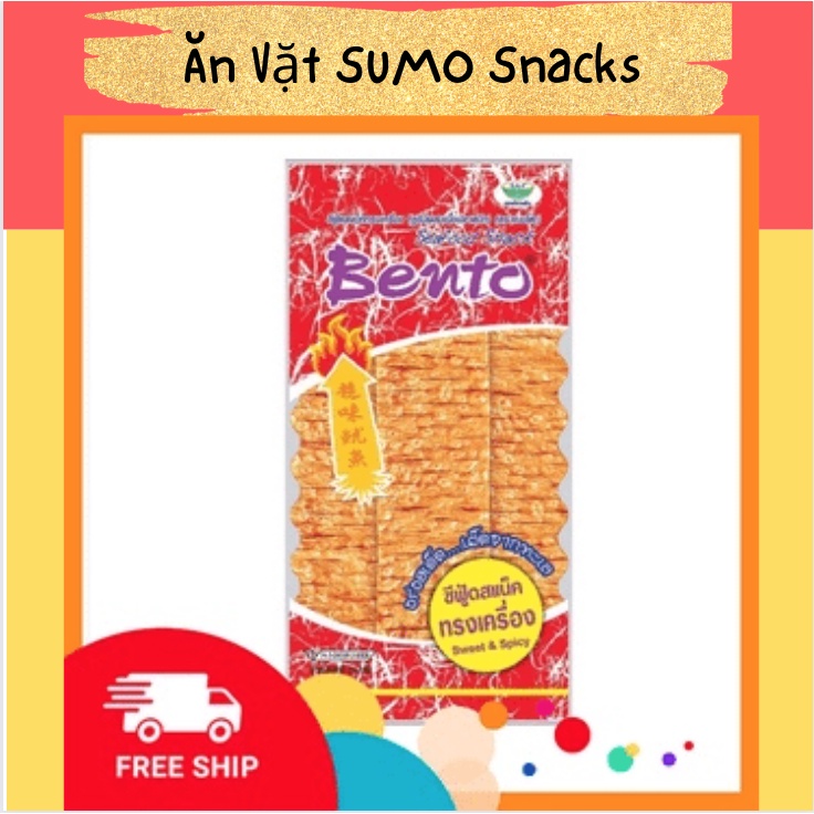Snack Mực Tẩm Gia Vị Bento các vị 20/24g-Ăn Vặt Sumo Snack