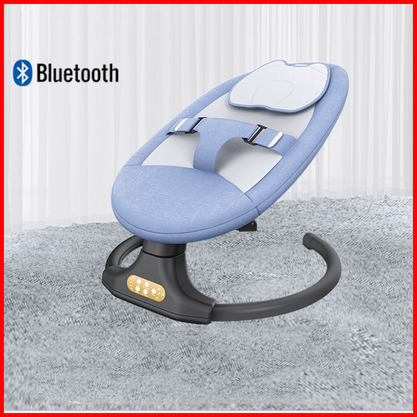 Nôi Điện Ru Ngủ Thông Minh 3 Trong 1 Tích Hợp Loa Bluetooth Tuỳ Chỉnh Thông Minh - Tặng Kèm Bộ Màn Che Cho Bé