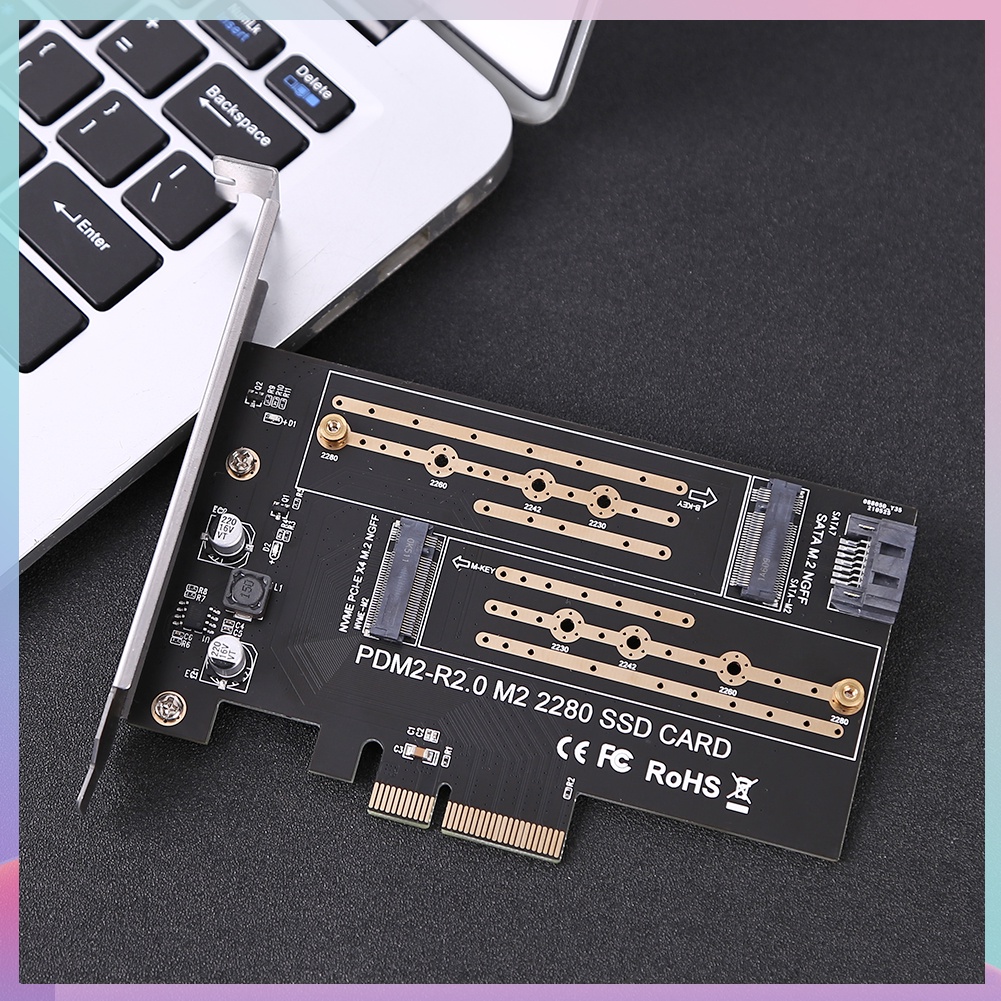 Thẻ chuyển đổi mở rộng M.2 NVME sang PCIE SSD sang PCI-E 3.0 X4 SATA | BigBuy360 - bigbuy360.vn