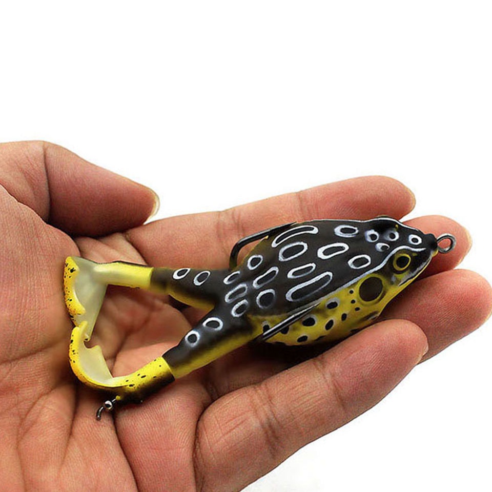 Mồi câu cá giả ếch mềm 9CM 13.7G