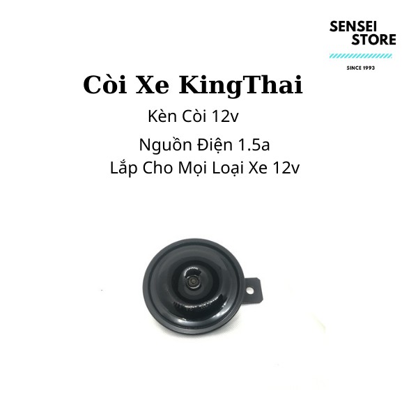 Còi Xe Máy 12v KingThai Cho Dream Wave ( Sensei-Store )