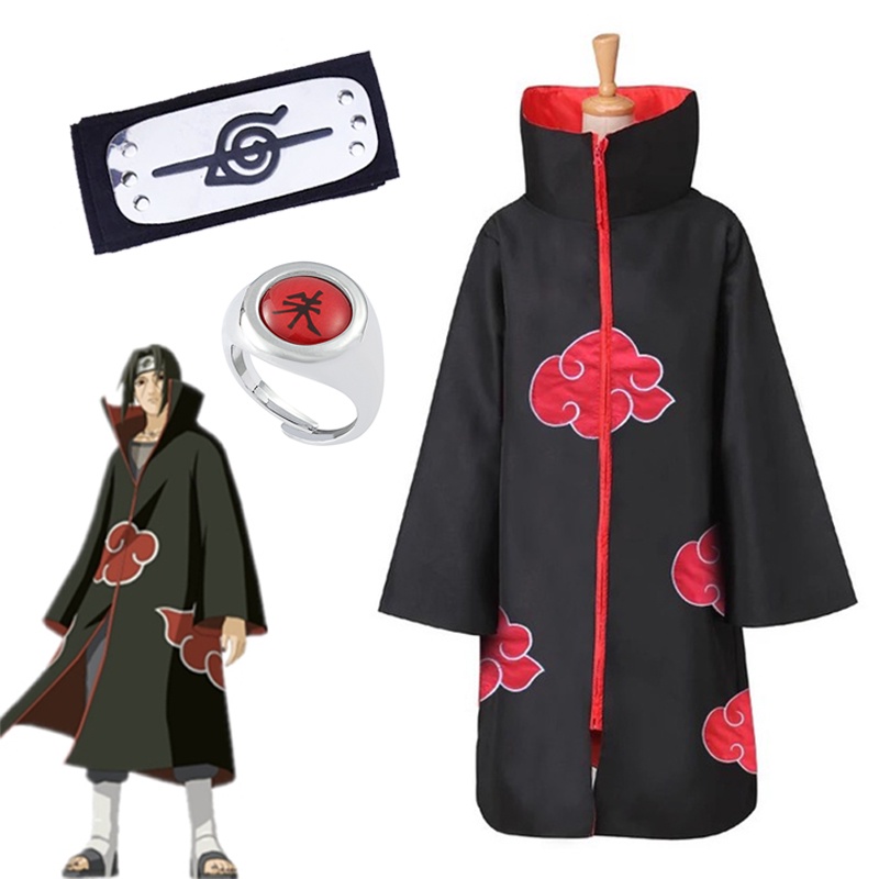 Áo Choàng Hóa Trang Nhân Vật Uchiha Itachi Phim Naruto