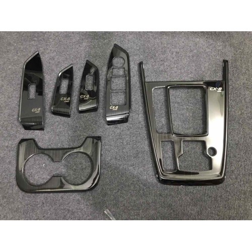 Ốp nội thất titan Mazda CX8 2019-2020, ốp trang trí nội thất CX8 2019, 2020,2021