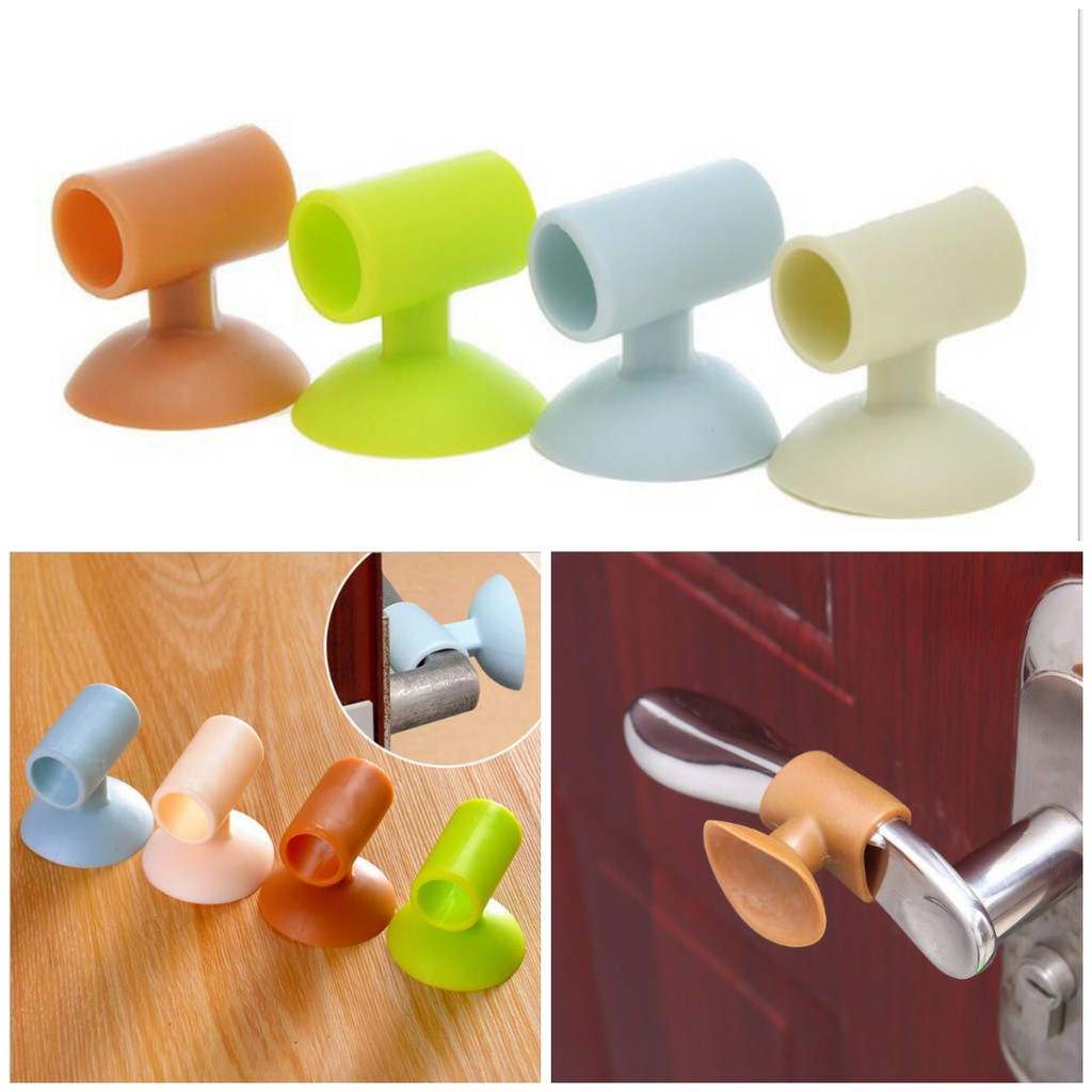 [XÃ KHO] DỤNG CỤ CHẮN CỬA HÌNH THÚ, SILICONE TAY CẦM, HÌNH TRÒN, CHIẾC LÁ [HCM]