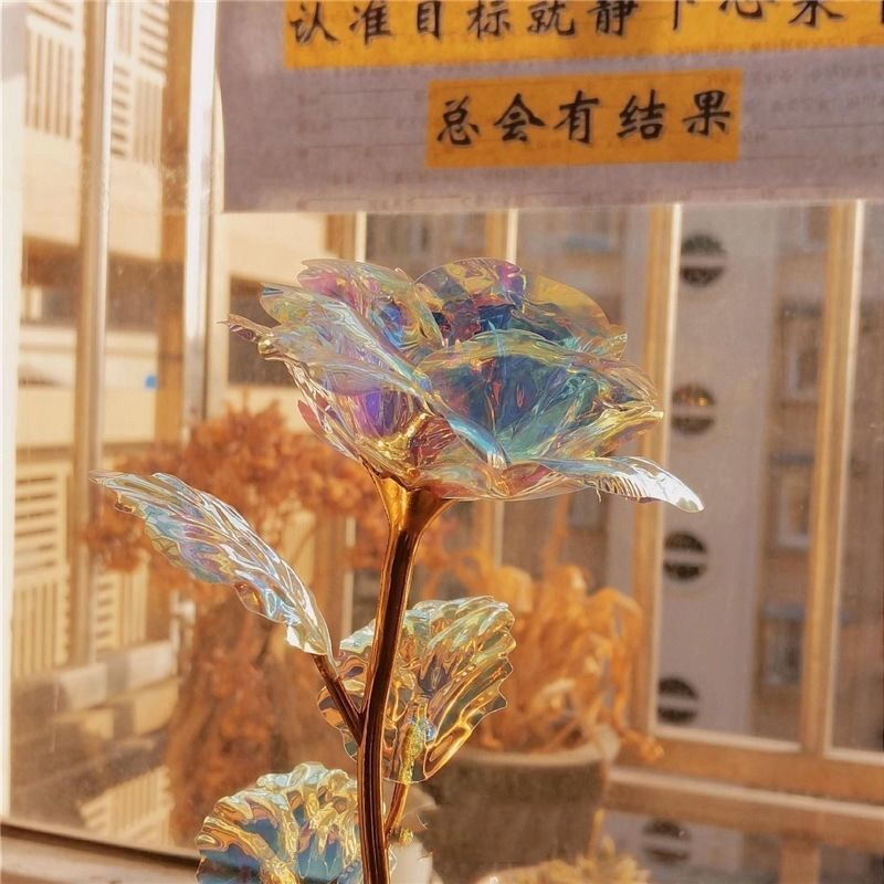 Hoa Hồng Giả Nhiều Màu Sắc Dùng Làm Quà Tặng Valentine Ngày của mẹ