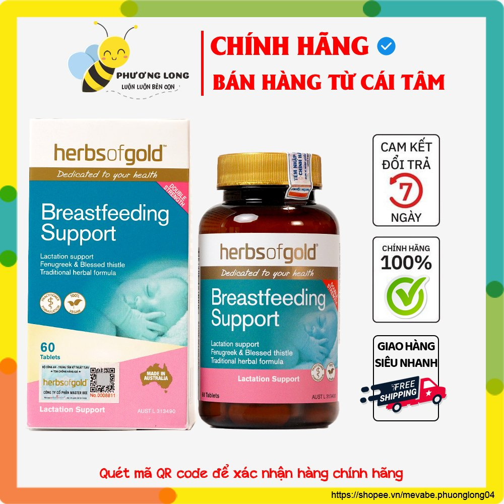 Viên uống lợi sữa Herbs Of Gold Breastfeeding Support