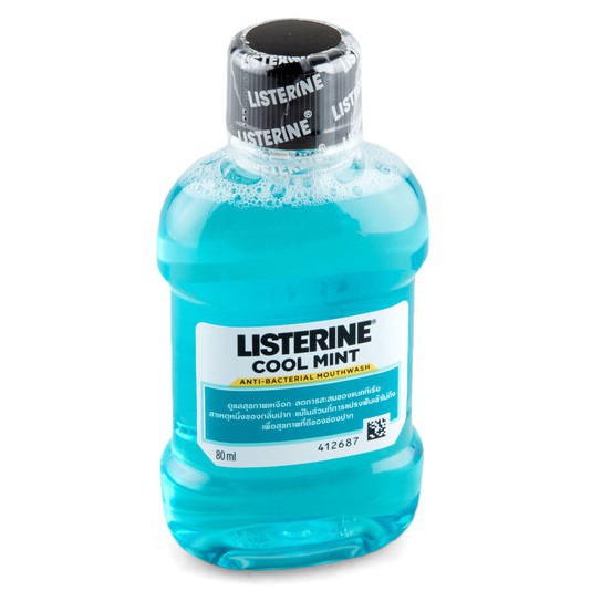 Nước súc miệng Listerine Coolmint 80 ml Thái Lan