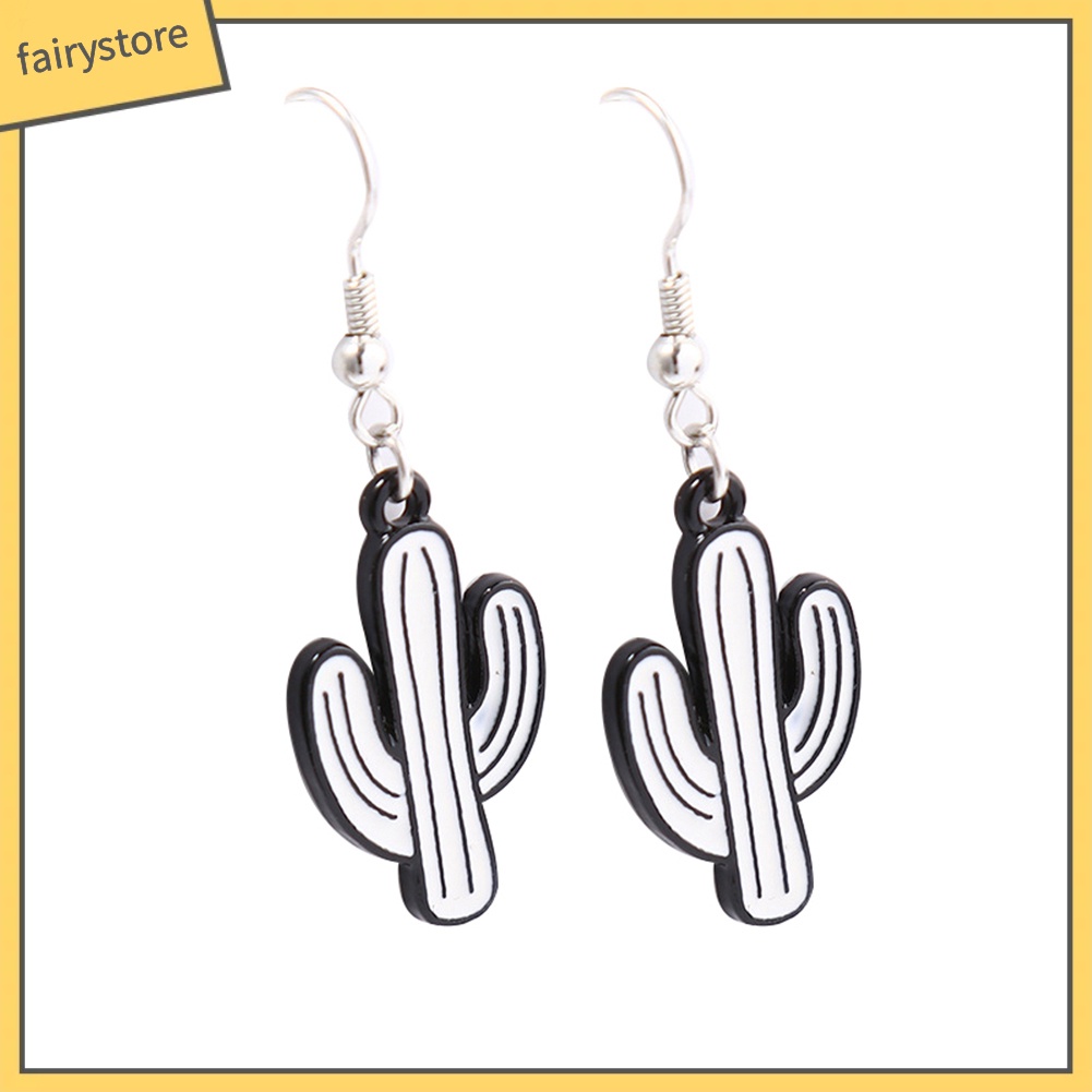 Bông tai hình cây xương rồng không gây dị ứng