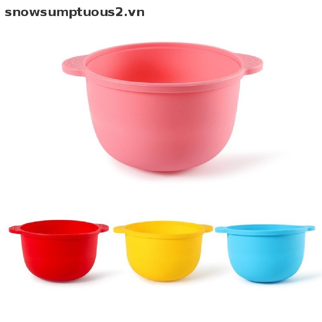 [Hàng mới về] Tô đựng sáp tẩy lông đã nóng chảy bằng silicone chịu nhiệt