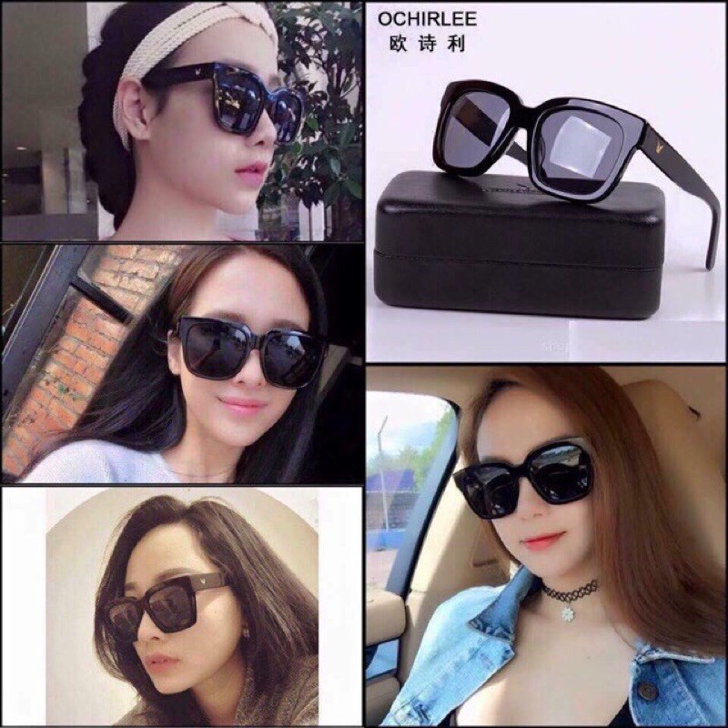 Kính GM bản to, kính râm unisex hot trend, kính mắt nam nữ gọng chữ V | BigBuy360 - bigbuy360.vn