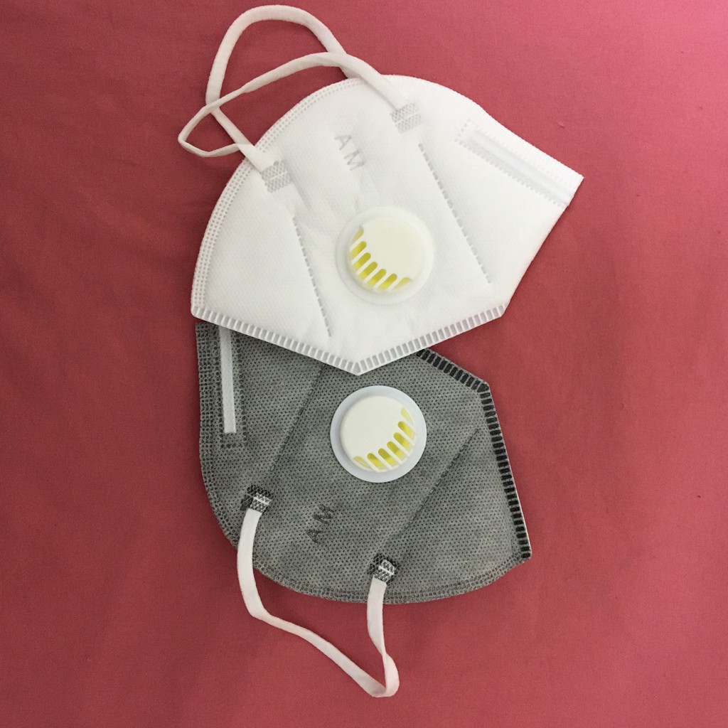 Khẩu trang than hoạt tính AM 2011v (Hộp 10 chiếc) lọc bụi PM2.5 gồm 05 lớp lọc (Ảnh thật) | BigBuy360 - bigbuy360.vn