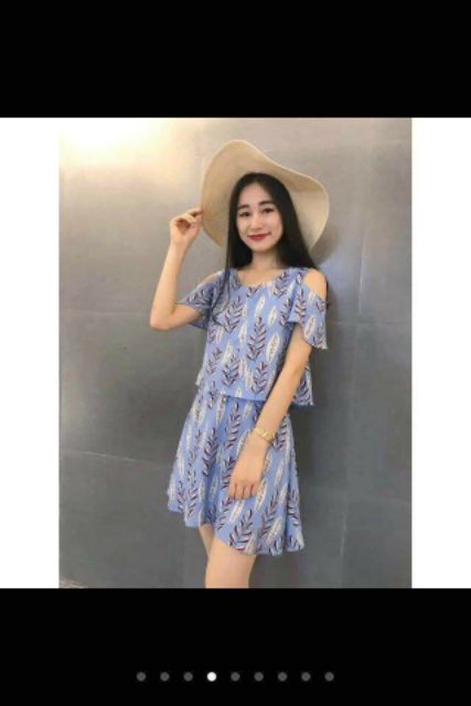 Mẫu váy rớt vai 85k