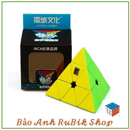 Rubik Pyraminx Stickerless MoYu MeiLong MFJS Rubik Tam Giác ( Mã RB39 )