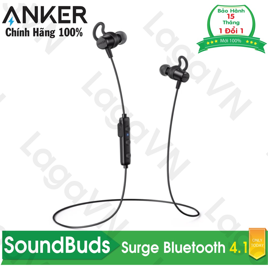 Tai nghe không dây ANKER SoundBuds Surge Bluetooth - A3236 - Hãng phân phối chính thức