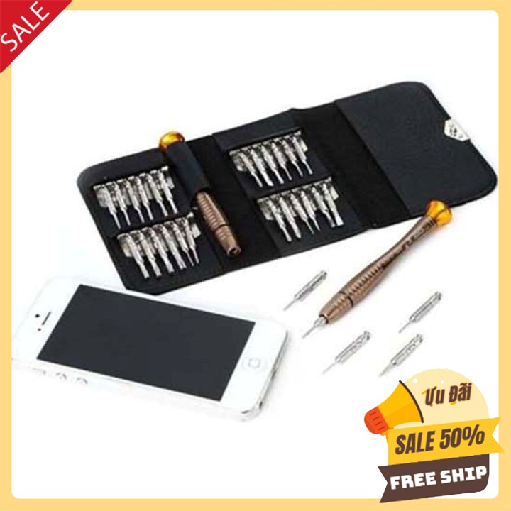 Bộ tua vít đa năng 25 đầu trong 1 screwdriver sửa chữa điện thoại