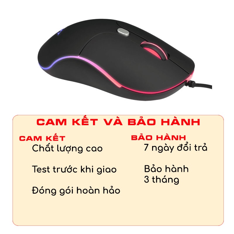 Chuột gaming GGear G845 led RGB 3200dpi cho game thủ văn phòng