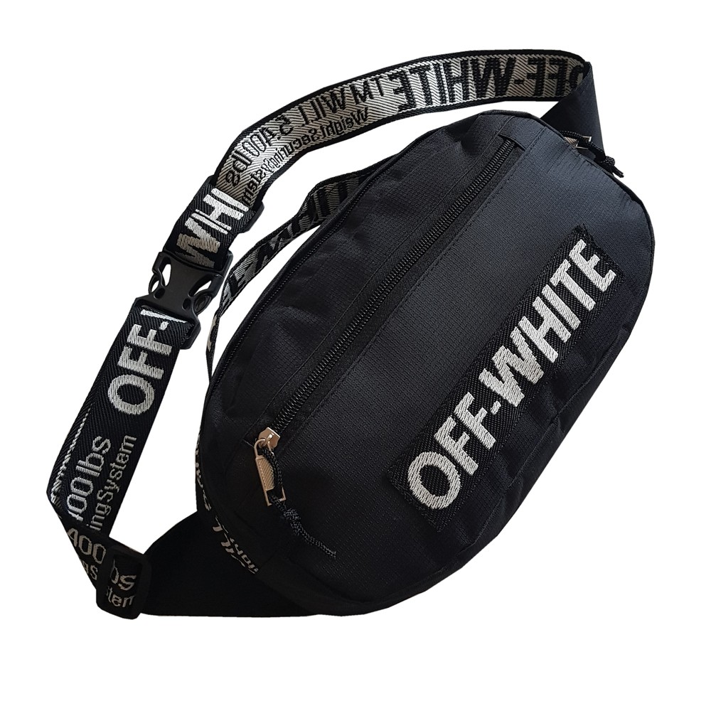 Off White Túi Đeo Chéo Vai Thời Trang Sành Điệu Cho Nam