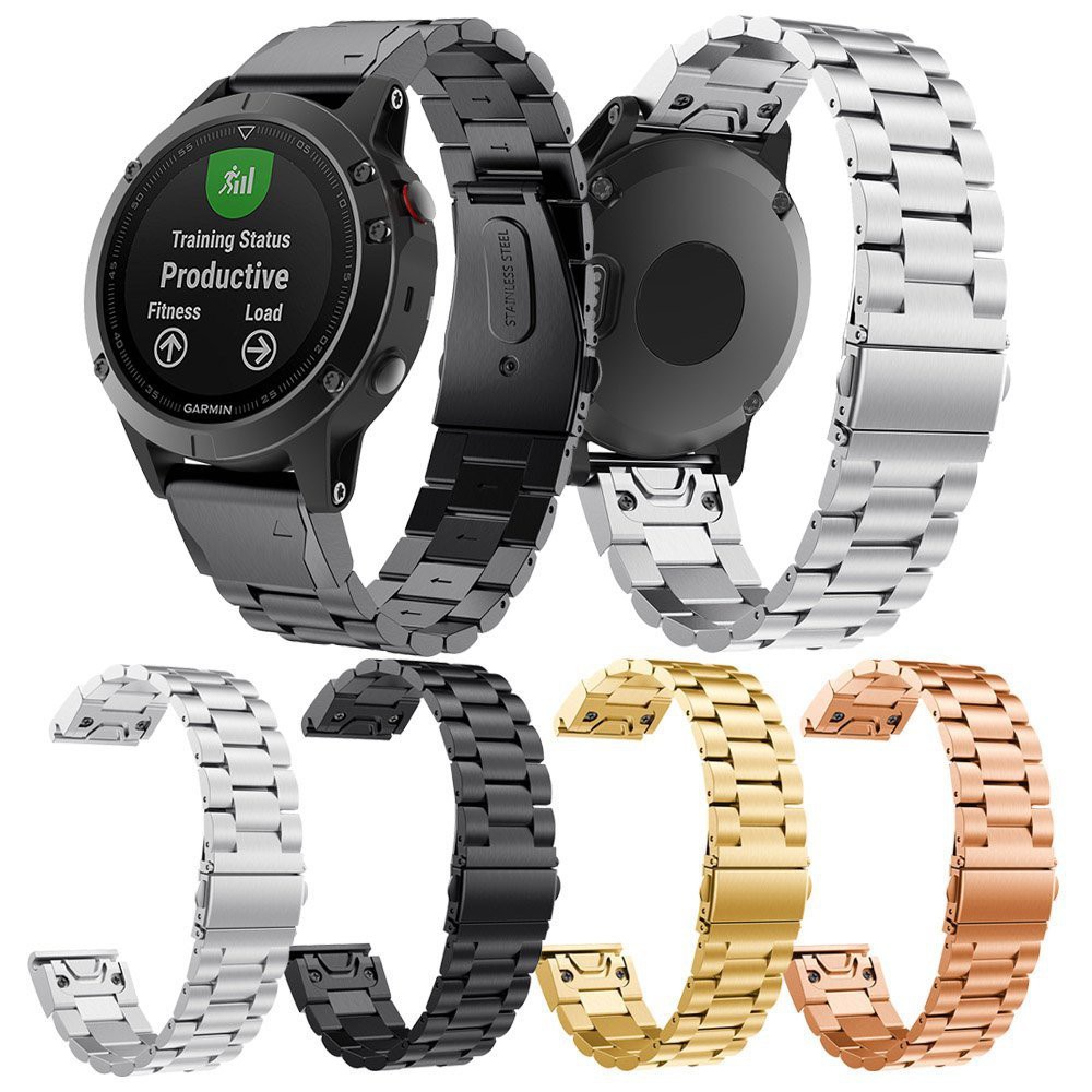 Dây đeo inox cho đồng hồ thông minh Garmin Fenix 5/Forerunner 935