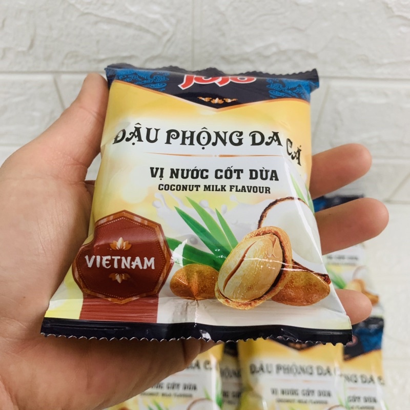 ĐẬU PHỘNG DA CÁ VỊ NƯỚC CỐT DỪA JOJO GÓI 100G