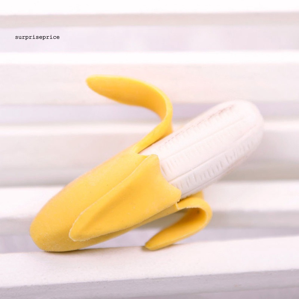 Gôm tẩy bút chì hình quả chuối độc đáo dành cho trẻ em