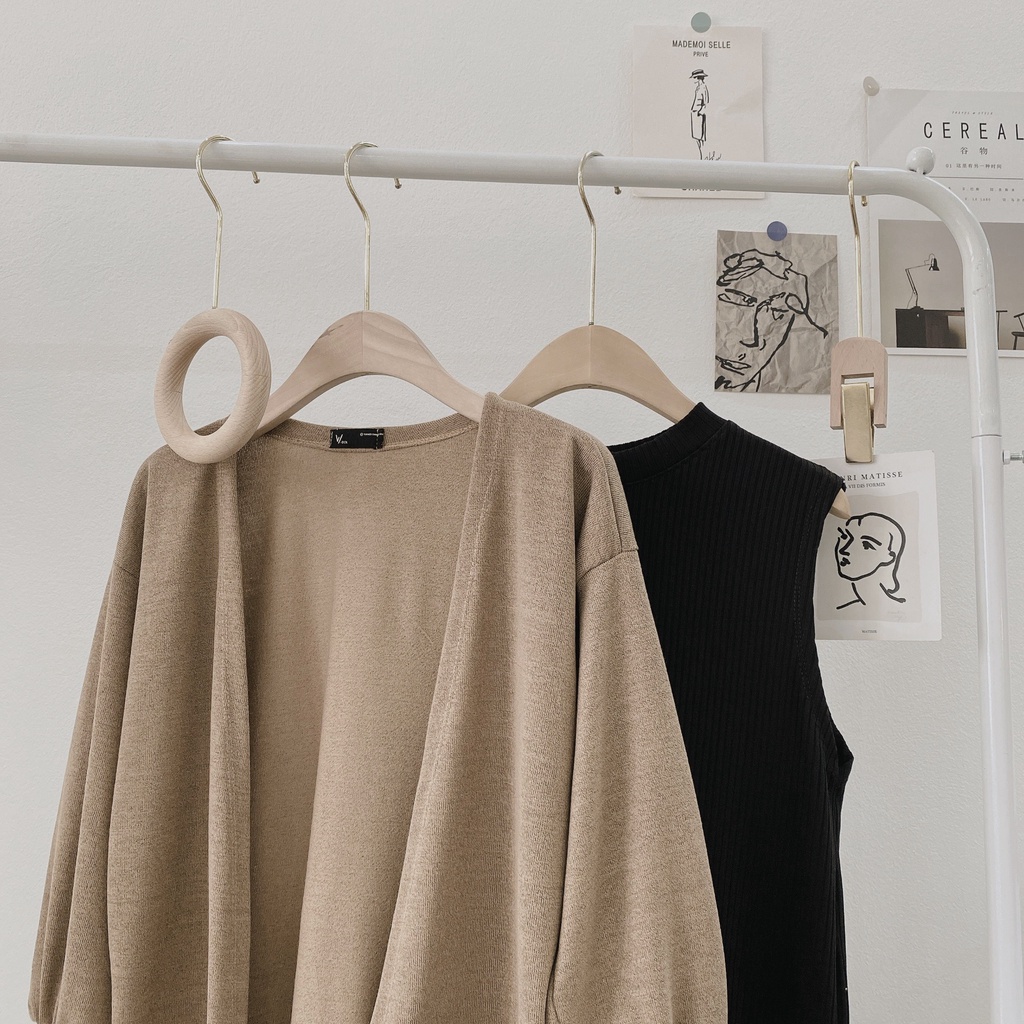 [MUA 1 ĐƯỢC 2] SET ÁO KHOÁC LEN DÀY MIX VÁY TĂM LEN HOT HIT CẬP BẾN | BigBuy360 - bigbuy360.vn