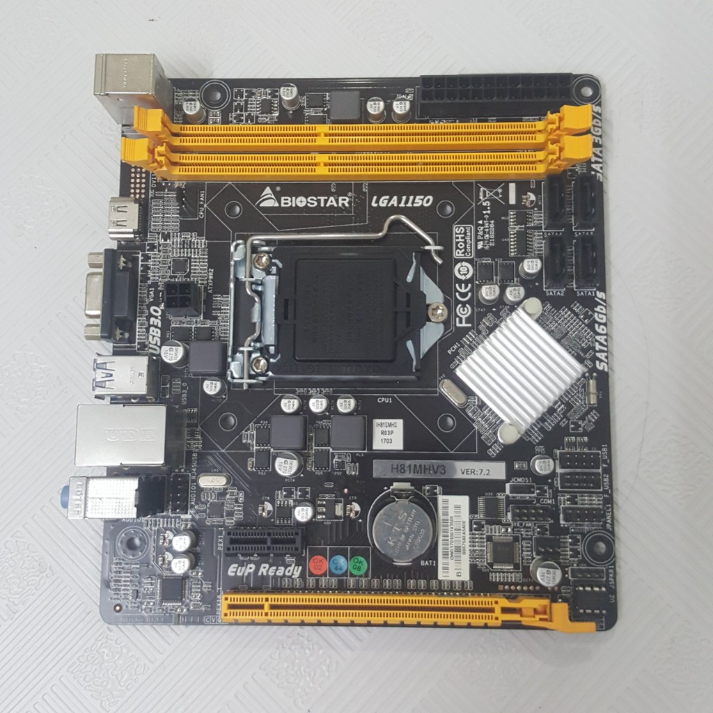 Main Biostar H81MHV3 Socket 1150 - Hàng Chính Hãng