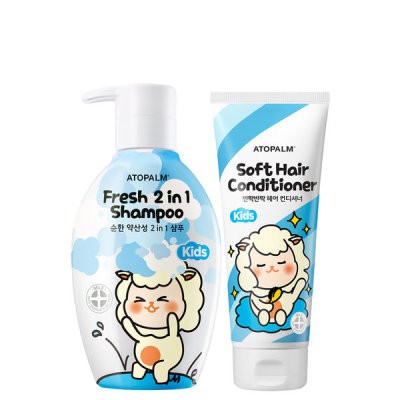 Dầu dưỡng/Xả tóc cho bé ATOPALM Soft Hair Conditioner 200ml