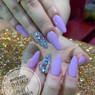 Sơn gel tím siêu hot hit sơn móng tay