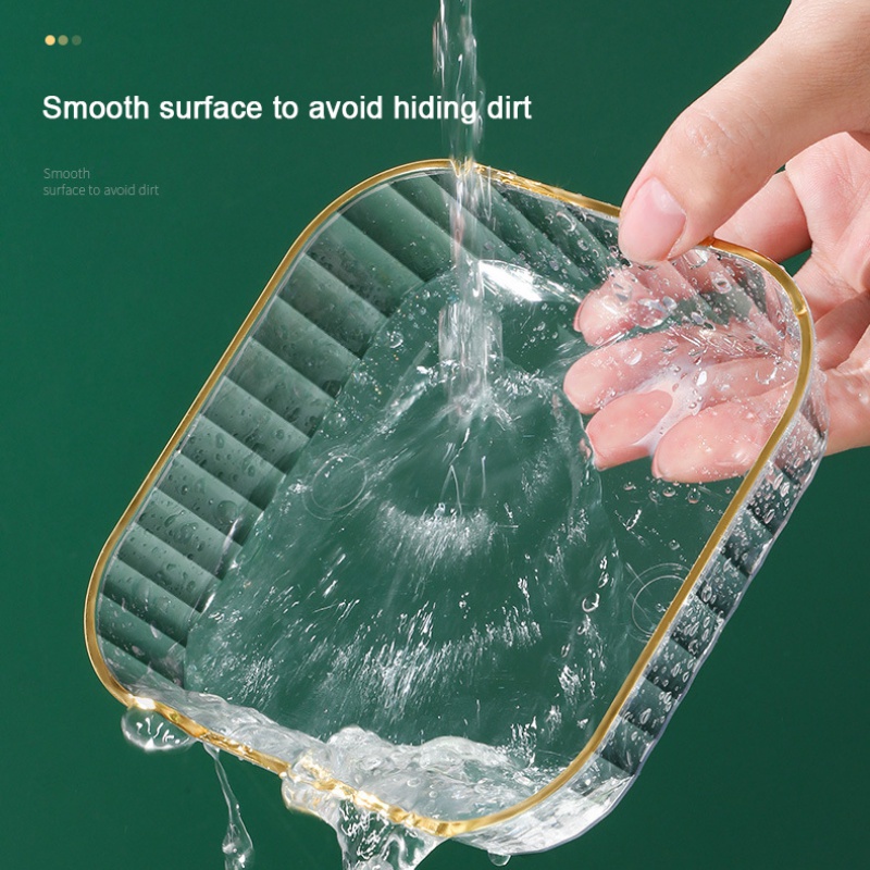 Đĩa Xoay Đựng Trái Cây Khô / Bánh Kẹo Trong Suốt Deluxe