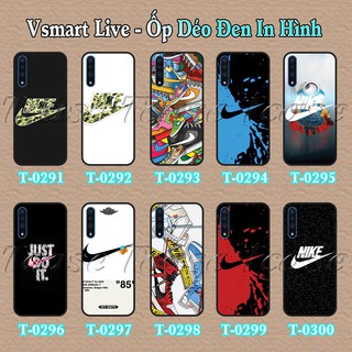 Ốp lưng Vsmart Live dẻo đen in hình thể thao