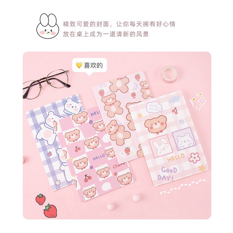 SỔ GÁY KHÂU A5 KẺ NGANG 60 Trang Phong Cách Hàn Quốc cute Tập Vở Ghi Chép Note Dành Cho Học Sinh Viết Giá Rẻ Xinh Xắn