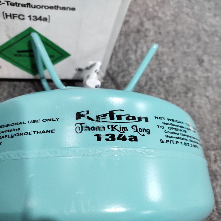 Ga R134a bình 3,2kg Refron ấn độ