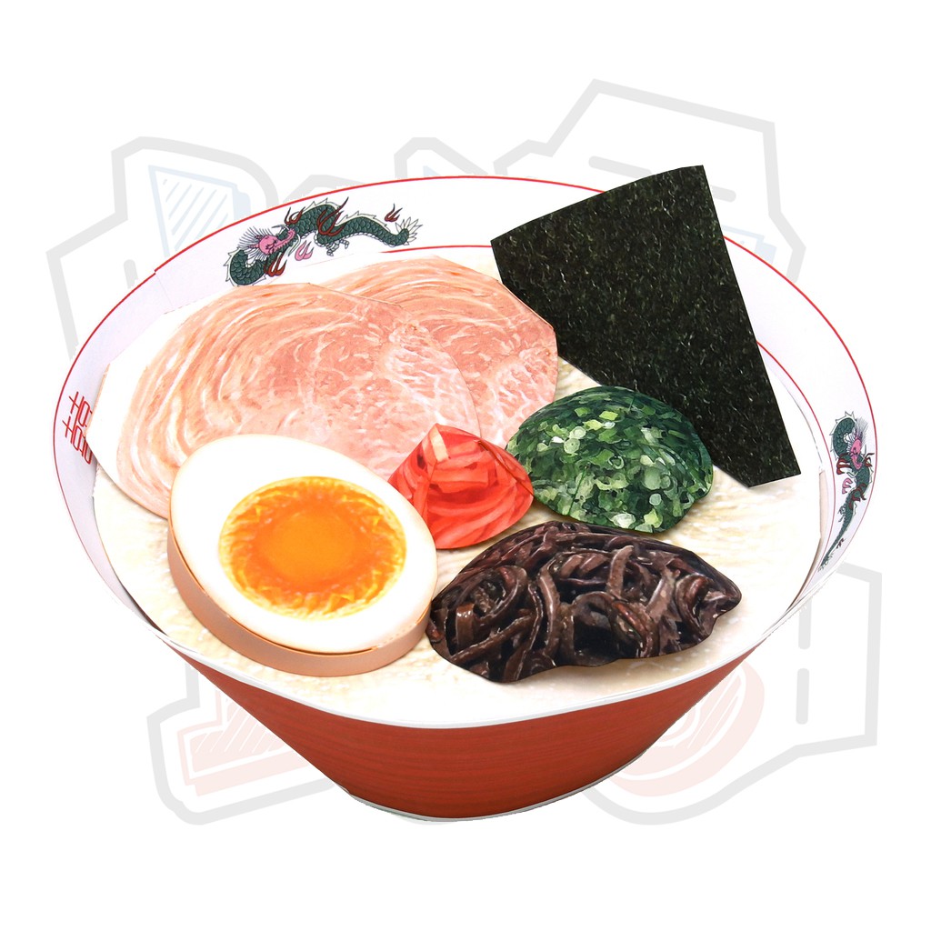 Mô hình giấy Đồ ăn Nhật Bản Ramen