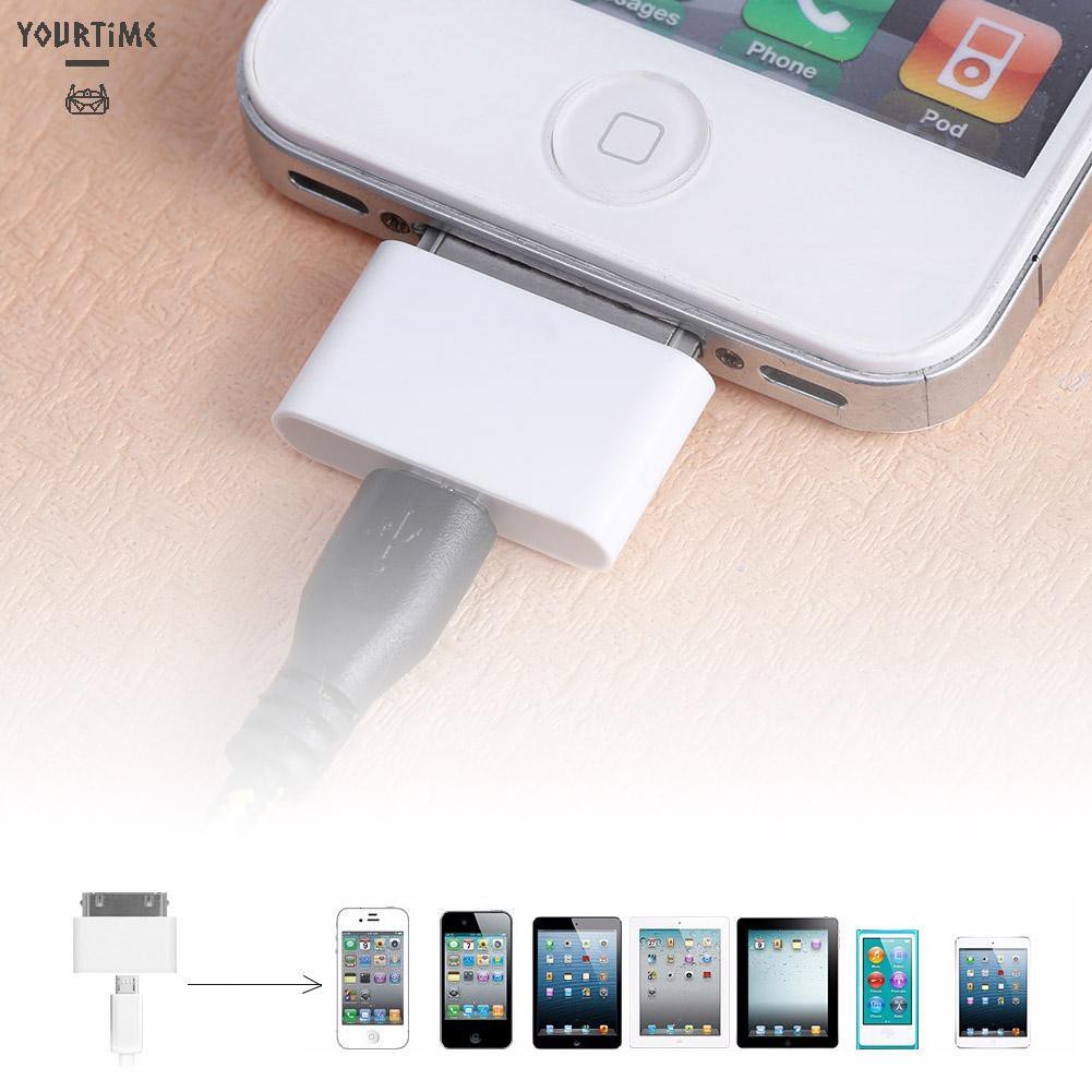 Đầu Chuyển Đổi Từ Micro Usb Sang Male Cho Apple 30 Pin Iphone4 4s 3g 3gs